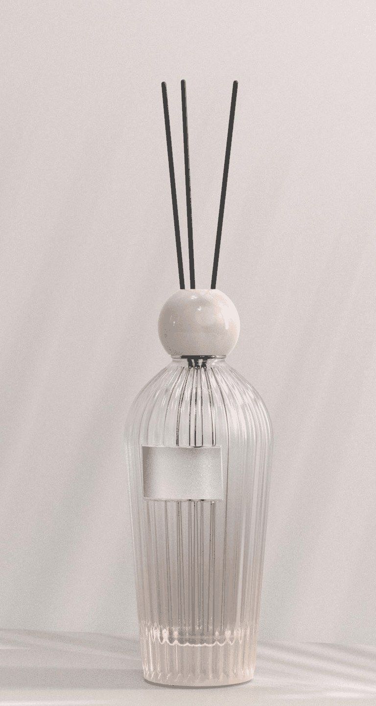 Ribbed glass reed diffuser made by YFF